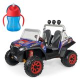 Carro Elétrico Infantil Polaris Ranger Com Copo Dinossauro