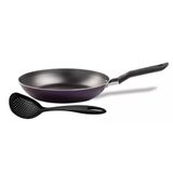 Frigideira Antiaderente 0,45l Roxo Brinox Com Espátula