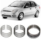 Jogo Anel Segmento 0.50 Ford Ecosport Fiesta Focus Ka 1.6 8v