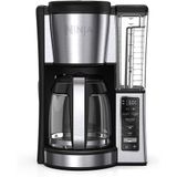 Ninja CE251 Cafeteira Programável de 2.8L com Jarra de Vidro, 1100W/110V, Aço Inoxidável.