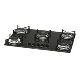 Cooktop Fischer 5 Bocas 1642-6985, Preto, Acendimento Superautomático