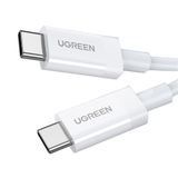 Cabo Dados Ugreen Usb 4.0 Tipo C 3 Gen Macho 8k 0.8m Branco