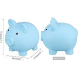 1pc Cute Piggy Bank Plástico Porco Money Bank Adultos Cofrinho