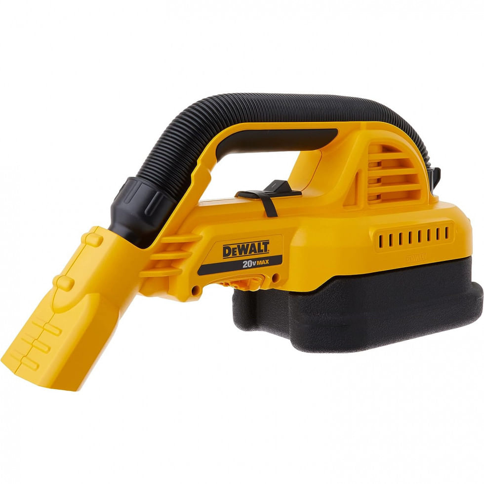 Aspirador De Po Sem Fio 14l Portatil Para Umido E Seco, 20v, Dewalt Dcv517b, Amarelo