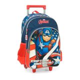 Mochila Rodinhas 17 Capitão América Super Soldier Luxcel