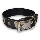 Coleira Xadrez 25mm Para Cachorro Nicapet Cor Preta Nº 4