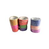 Pacote Serpentina Colorida Lisa Com 10 Rolos De 10m- 50 Pct