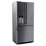 Refrigerador Inverse 03 Portas Brastemp Frost Free Com 515 Litros Com Ãgua E Gelo Na Porta Inox - Brh86ar