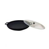 Frigideira Paella De Ferro Fundido Com Tampa - Diametro 60cm