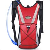 Mochila Hidratação Bolsa 2l Para Água Ciclismo Cor Vermelho