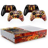 Skin Adesivo Protetor para X Box One S e Controles DOOM b3