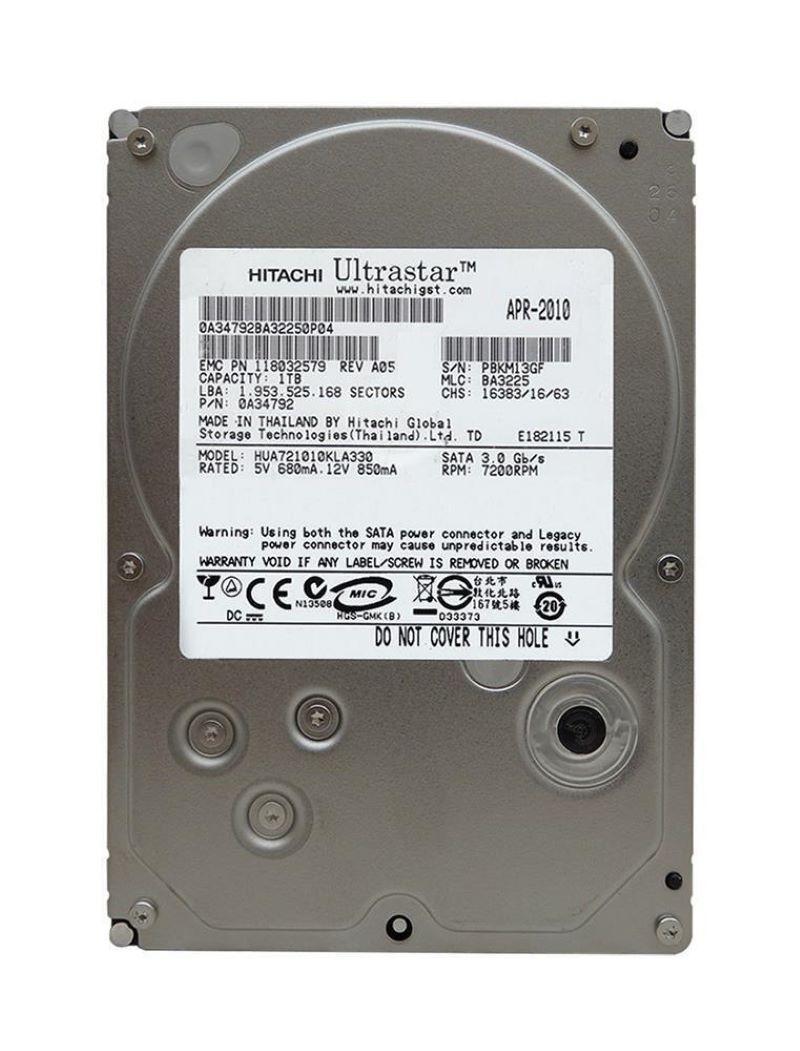 Hd Sata Hitachi Ultrastar 1tb 7.2k 3.5 Hua721010kla330 Rec