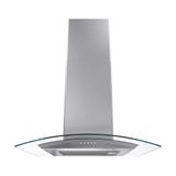 Coifa De Parede Cadence Inspire 60cm Vidro Curvo Cfa365 127v