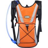 Mochila Hidratação Bolsa 2l Para Água Ciclismo Cor Laranja