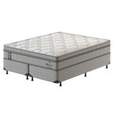Cama Box Queen Size Probel Alabama com Euro Pillow e Molas Ensacadas 68x158x198 cm