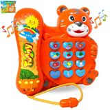 Telefone Musical Infantil Animal Tigre Brinquedo Educativo [f114]