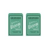 Sabonete Granado 90g Glicerina Hortela-kit C/2un