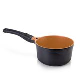 Panela Caçarola 18 Cm Com Cabo Destacável Premier Preta Le Cook