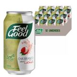 Chá Branco Feel Good Com Lichia 330ml (12 Latas)