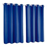 Cortina Blackout Em Pvc 2,20m X 1,40m - Azul-marinho