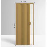 Porta De Pvc Sanfonada 210x72cm Permatti