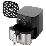 Fritadeira Air Fryer Inox Compact 4,6l Oster Sem Óleo 127v