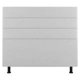 Cabeceira Cama Box Casal King Size Malik 195cm Sintético Branco - Abmaza