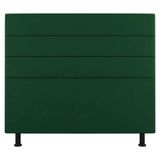 Cabeceira Cama Box Casal King Size Malik 195cm Suede Verde - Abmaza