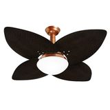 Ventilador Teto Jet Aspen Venti-delta Cobre Rattan Marrom