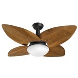 Ventilador De Teto Jet Aspen Venti-delta Preto Imbuia 110v