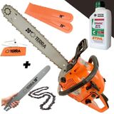 Motosserra Terra Mt520 C/ Sabre 18 + Sabre 20 + Óleo Stihl