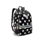 Mochila De Costas Paetê Estrelas Meninas Juvenil Escolar
