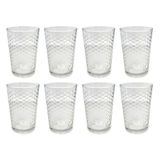 Conjunto 8 Copos De Vidro Cells 200ml Bolinha Class Home