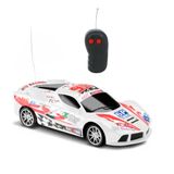 Brinquedo Carrinho Redline Race Com Controle Remoto Branco