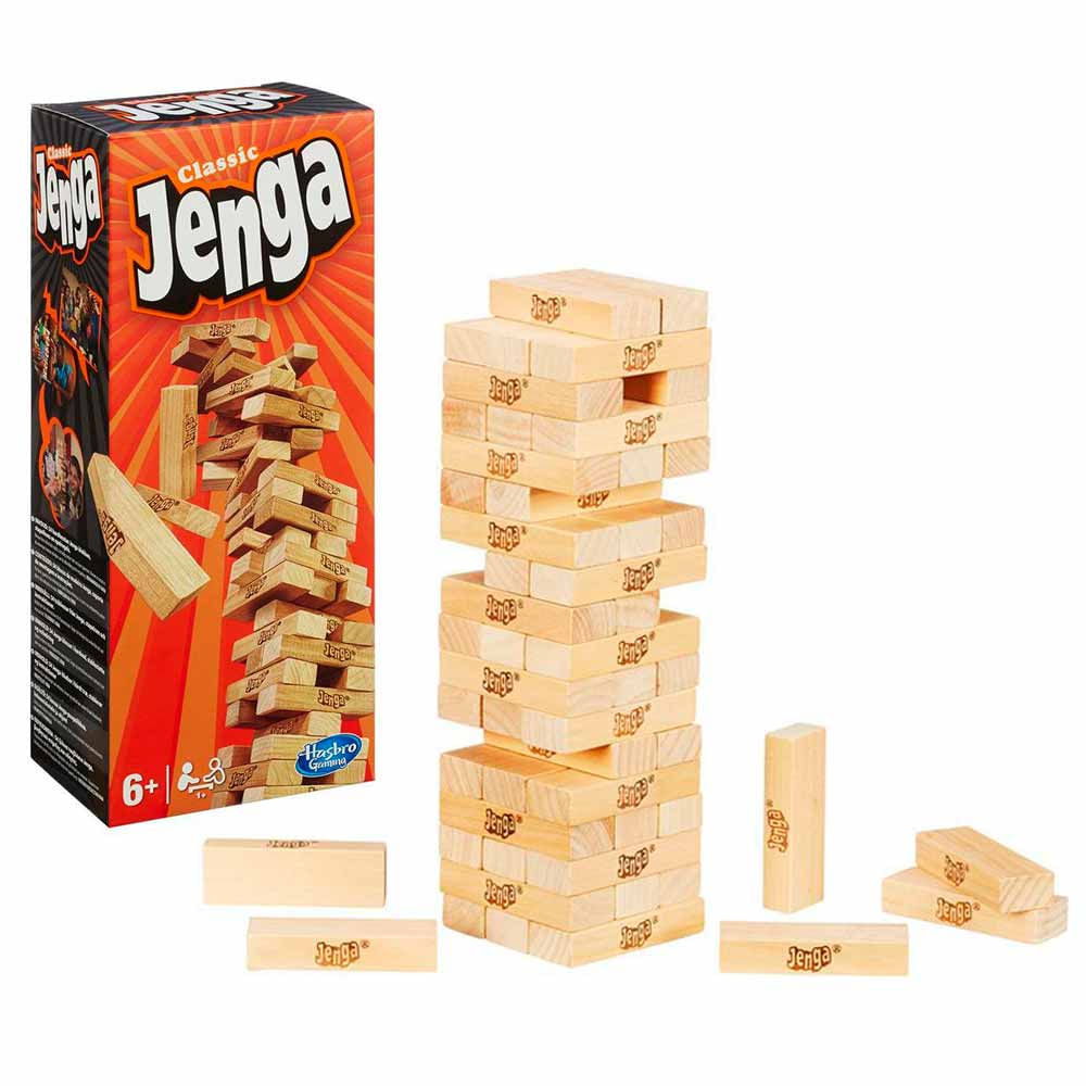 Jogo Infantil Torre De Equilibrio Jenga Classico Hasbro Gaming