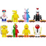 Boneco Blocos De Montar Kit Rainbow Friends