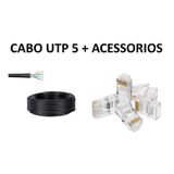 Cabo Cat5e Alarme/cftv 100mts C/10 Rj  - Super Preço