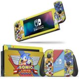 Skin Adesivo Protetor Para Nintendo Switch Sonic Mania B1