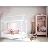 Cama Casinha Montessoriana Infantil Amalfi Branco