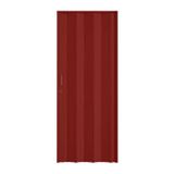 Porta Sanfonada Pvc Plastporta 210x60cm Plastporta Bcf Mogno