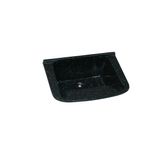 Tanque De Lavar Roupa Em Mármore Sintético Granitado 55x41cm Preto