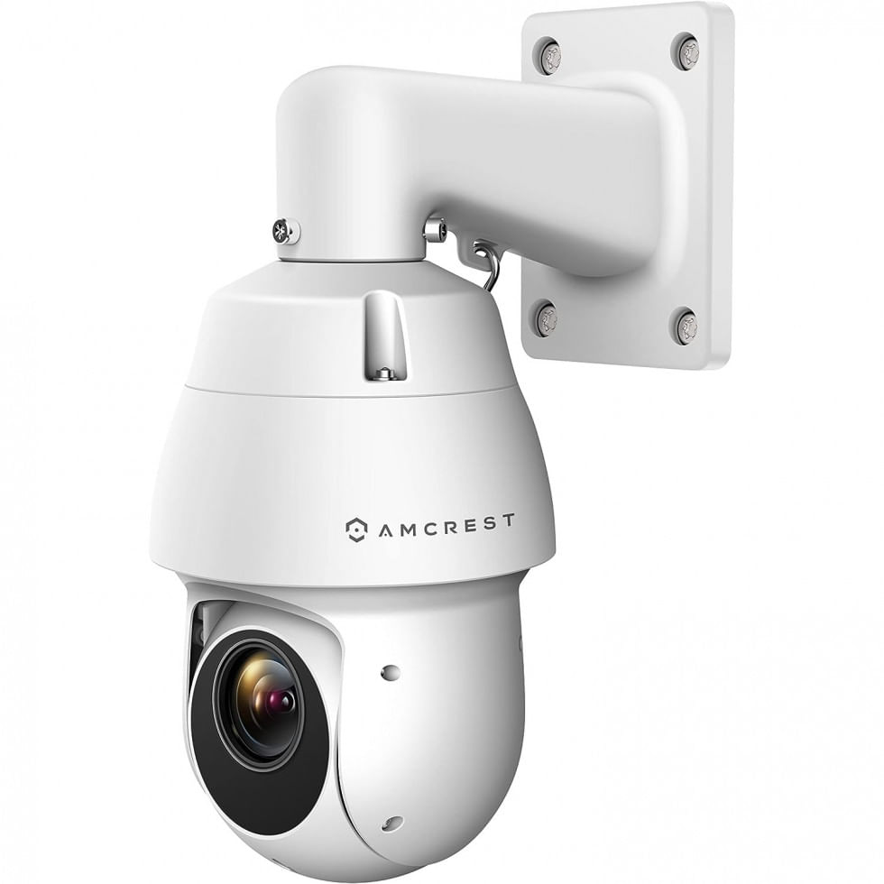 Camera De Seguranca Ip Poe Amcrest 4mp Com 25x De Zoom Motorizado E Deteccao De Pessoas