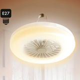 Luminária Led Com Ventilador Teto Controle Remoto Incluso