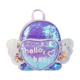 Mini Mochila Infantil Com Asas Hello Baby 23cm X 27cm