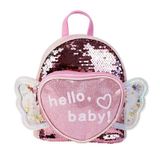 Mini Mochila Infantil Com Asas Hello Baby 23cm X 27cm