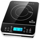 Cooktop Fogao Inducao Portatil Lcd 1800 Watts, 9600ls, Duxtop Bt 200d3, Preto