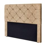 Cabeceira Gabriela 1,60 M Para Cama Box Queen Bege