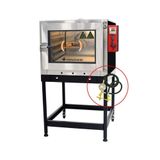 Forno Turbo Gás Para 5 Esteiras Fvt5d 220v Kit Gás Venâncio 220v