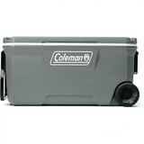 Cooler Caixa Termica Portatil 100 Litros Com Porta Copos E Rodas, Coleman 3000006494, Cinza