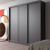 Guarda-Roupa Casal Bartira Village com 3 Portas, 4 Gavetas e 243,1cm